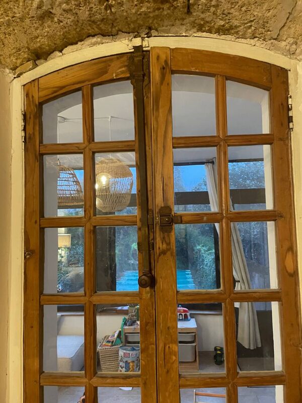 Porte vitrée ancienne
