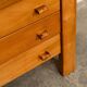 Commode Maison Regain in solid elm, 1960s.