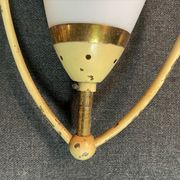 Italian opaline glass sconces