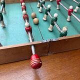 Old foldable table football, 1950s.