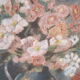 Painting drawing pastel country composition vase bouquet of spring flowers