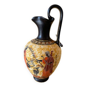 Vase grecque en poterie fait main