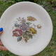 4 vintage plates Villeroy & Boch Mettlach – Bouquet – flowers – Ø 19