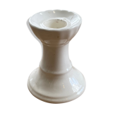 Vintage white ceramic candlestick