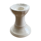 Vintage white ceramic candlestick