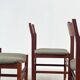 Ensemble de six élégantes chaises de salle à manger italiennes