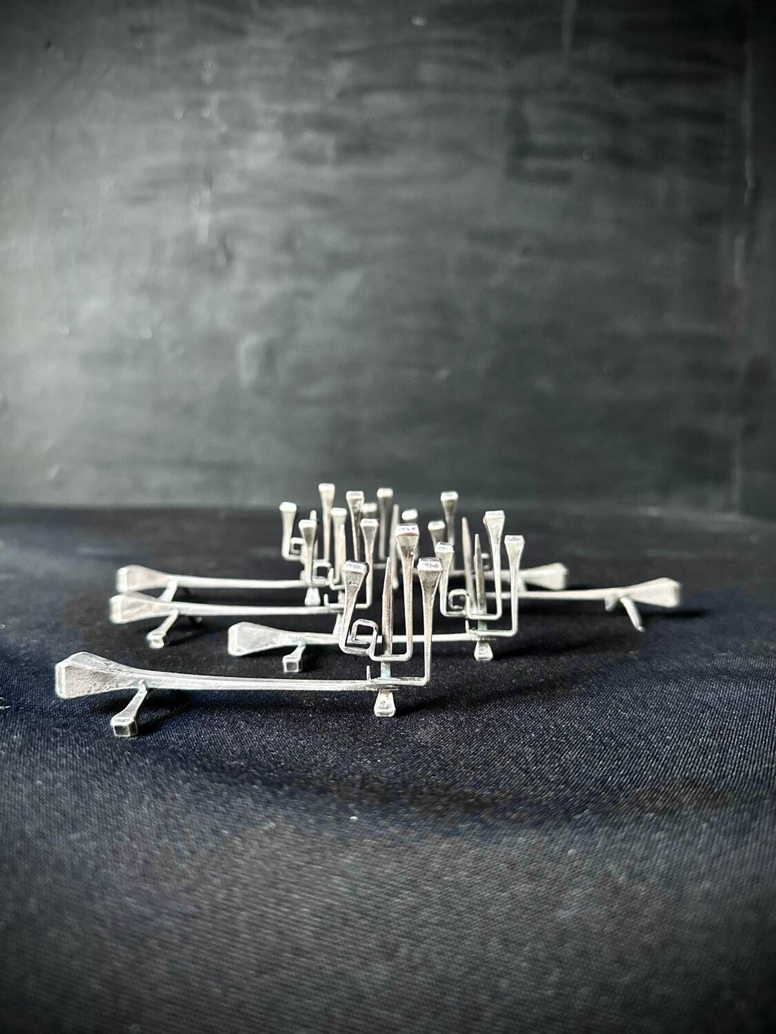 Six Brutalist Knife Holders