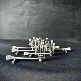 Six Brutalist Knife Holders