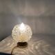Art Deco bronze and glass lamp