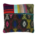 Vintage turkish kilim cushion cover, 40 x 40 cm