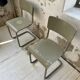 Trio de chaises Tubax 1950