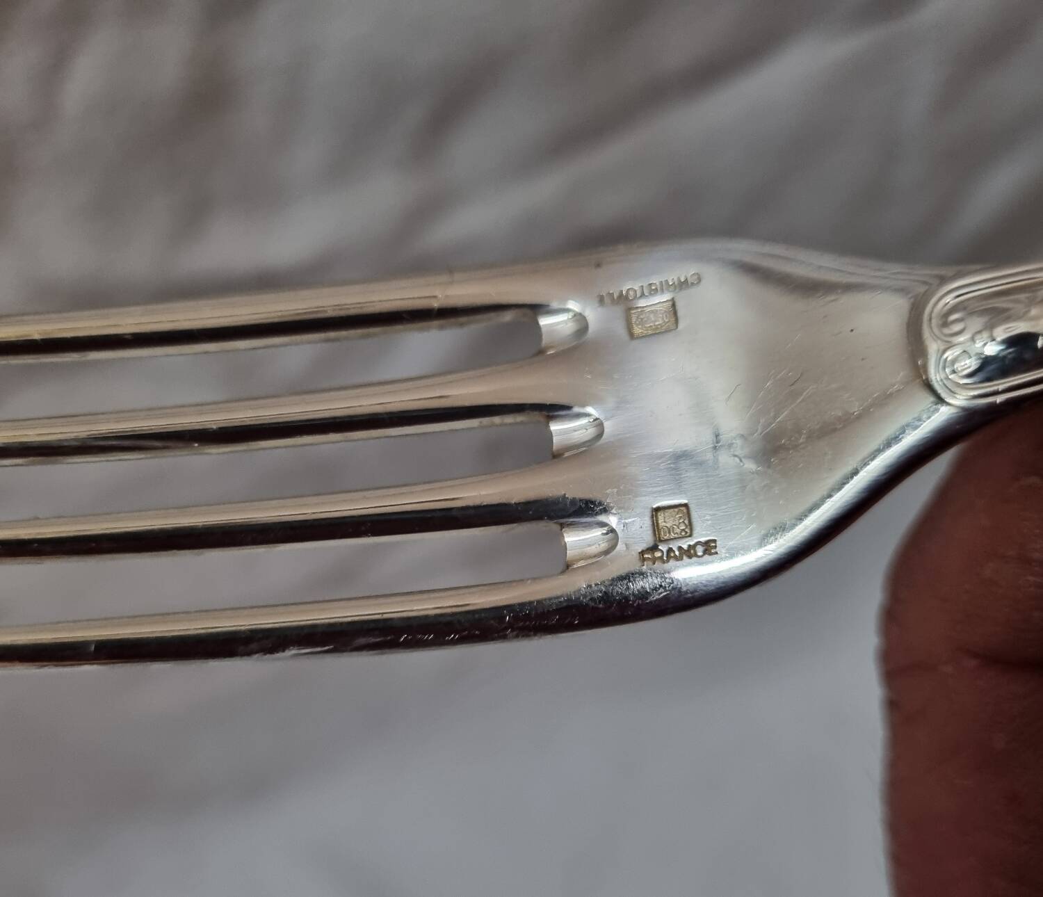 12 Christofle, Malmaison forks