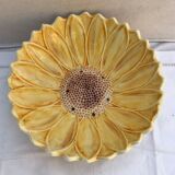 Former ceramics shape vintage yellow sunflower