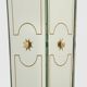 Emilio Lancia floor lamp mirror painted wood brass around 1940
