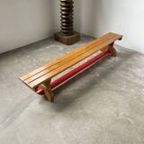 Scandinavian oak bench