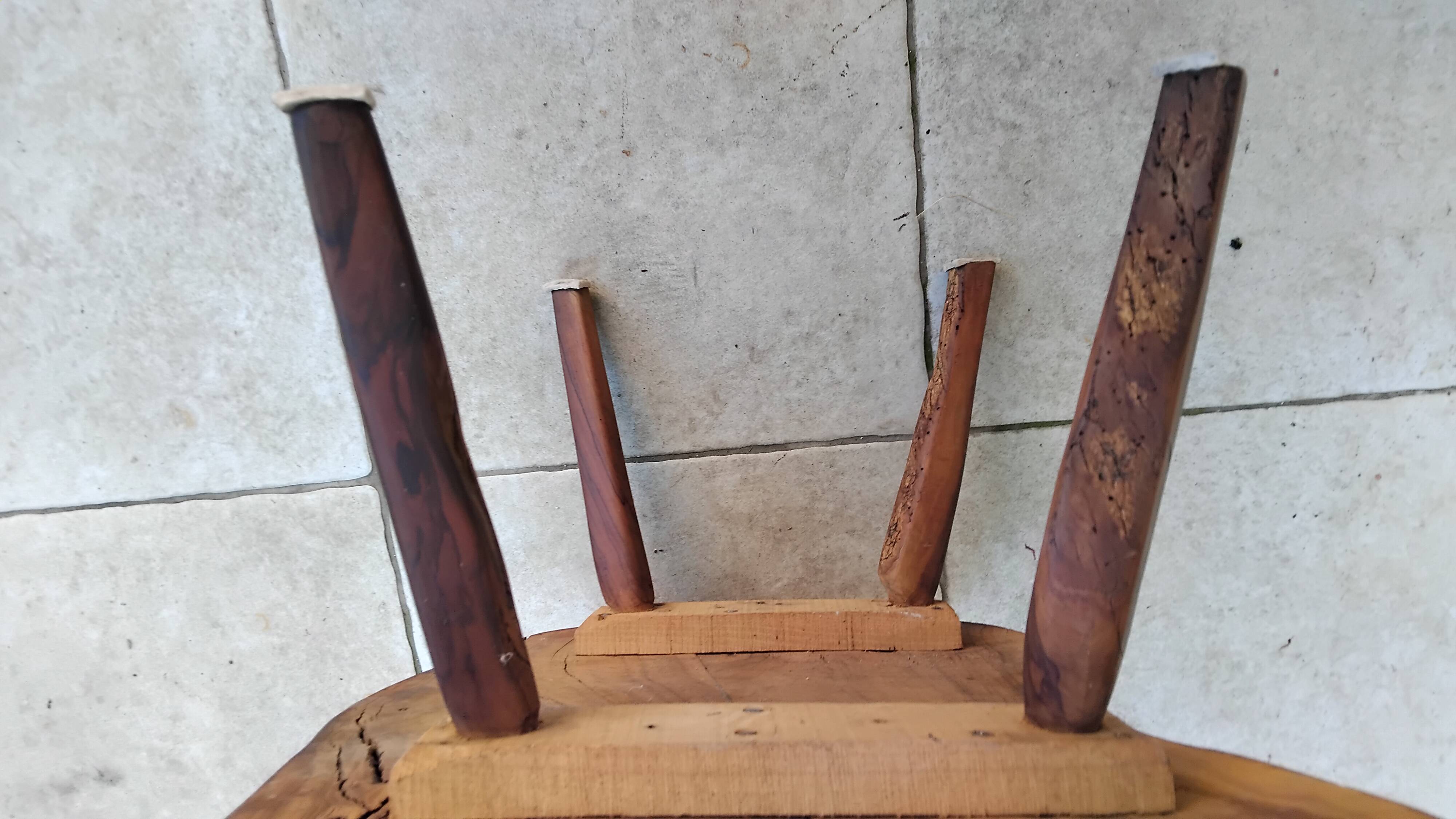 Vintage solid ornate coffee table
