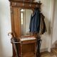 Vestiaire porte manteau en noyer fin XIXe