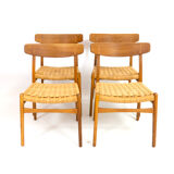 Ch23 Dining Chairs by Hans J. Wegner for Carl Hansen & Søn, Set of 4
