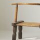 Small vintage wooden Baoulé chair (West Africa) Circa 1960