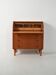 Scandinavian secrétaire with decorated turned legs