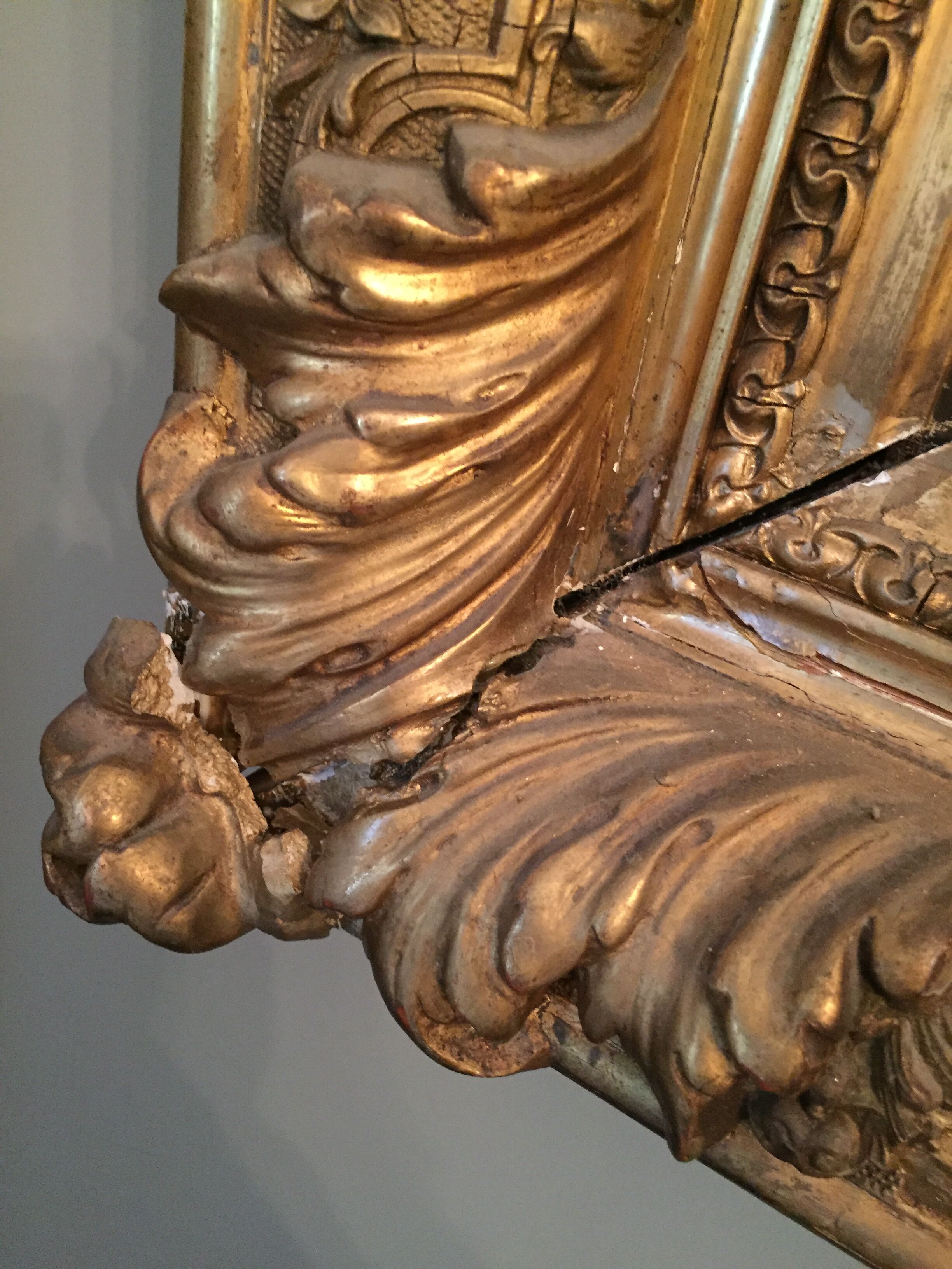 Pair of oil on canvas portraits signed Béchard