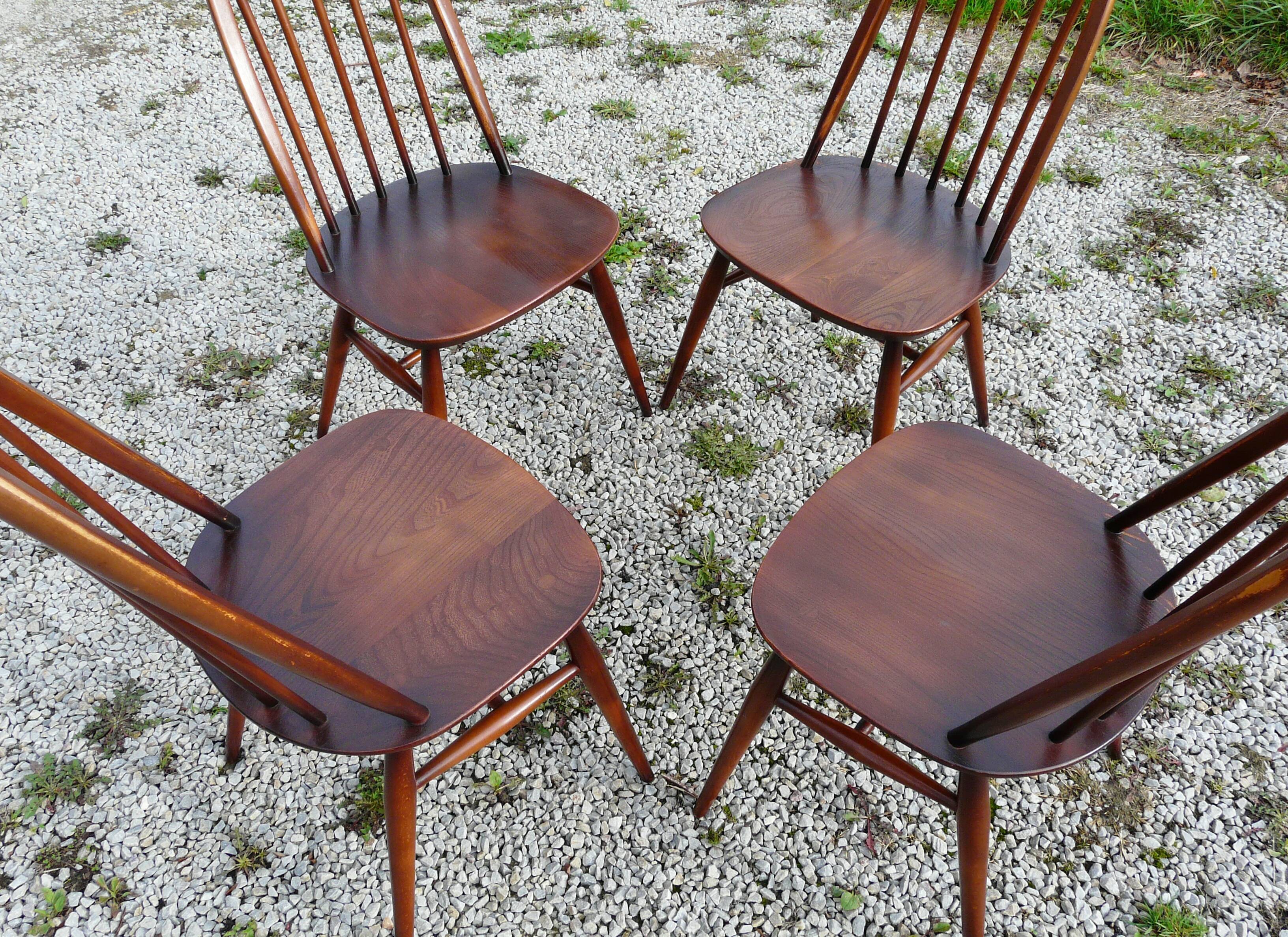 Four Ercol chairs