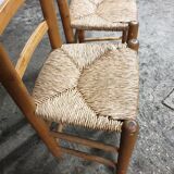 Pair of brutalist chairs