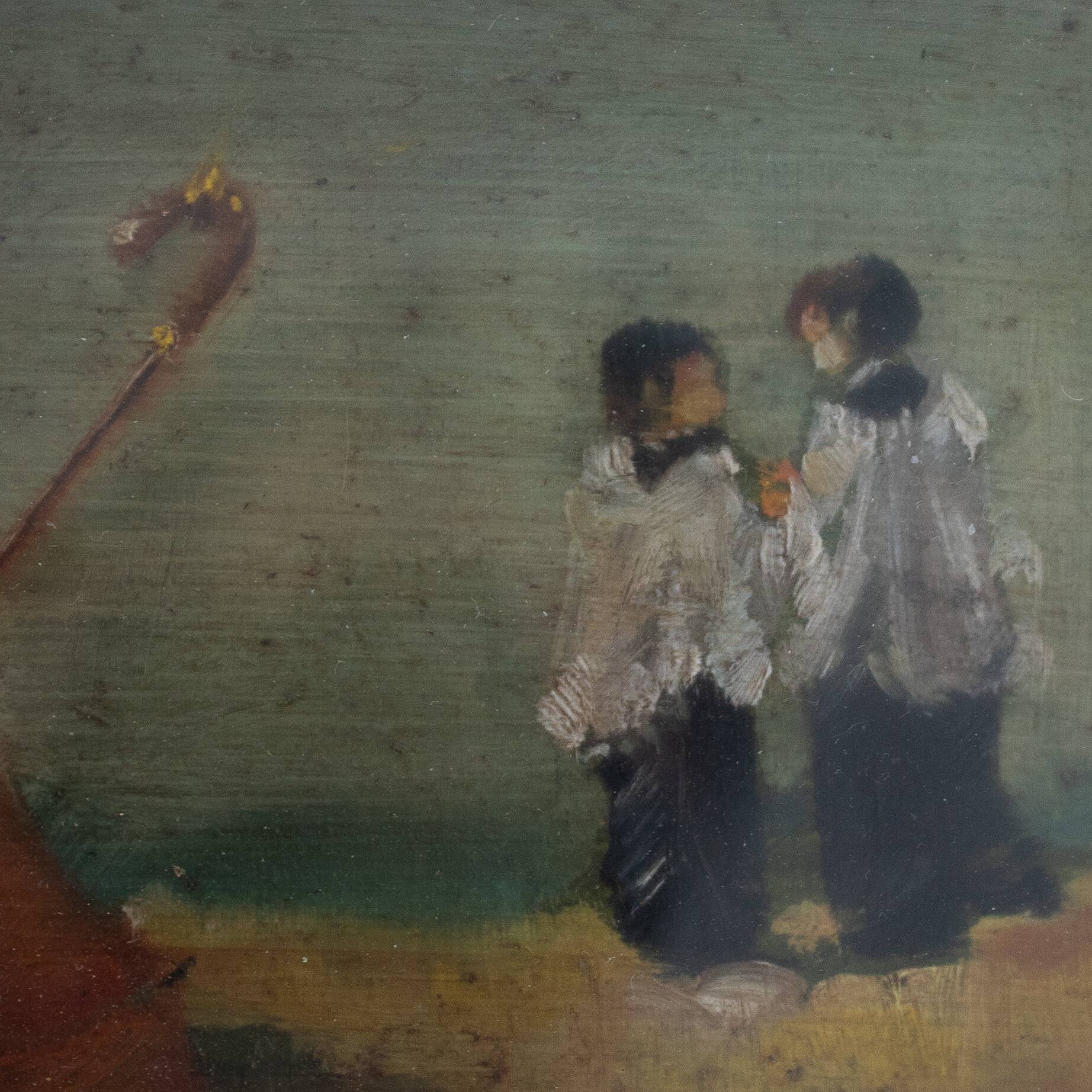 Vintage framed painting
