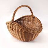 Caramel rattan basket