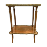 Healing two trays of Louis XVI style 20th century brass gallery