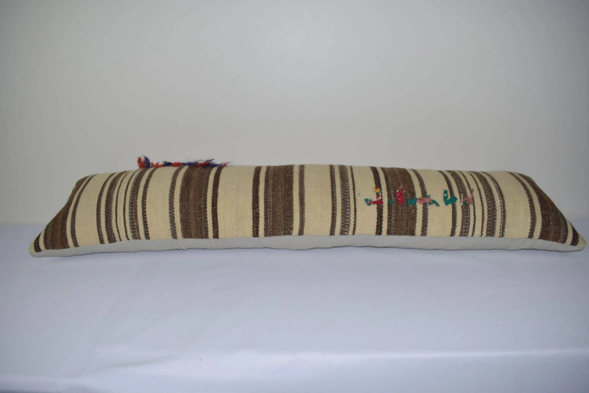 Vintage kilim cushion cover 132x30 cm