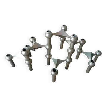 Set of Nagel candle holders from the 1970s consisting of 6 candle holders.