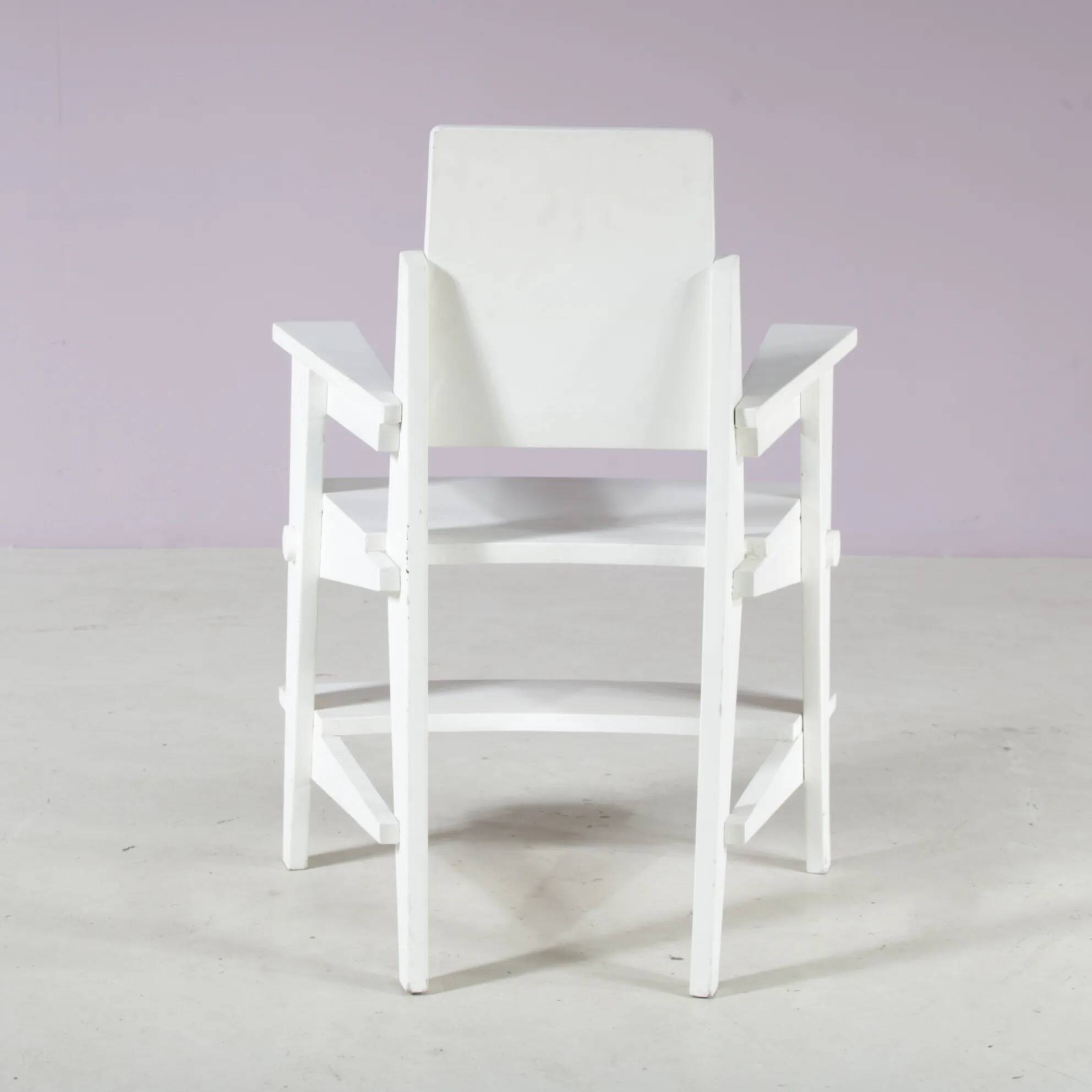 1930 Amsterdam School style children chair from the Netherlands