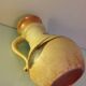 Vase ball scheurich vintage beige ceramic