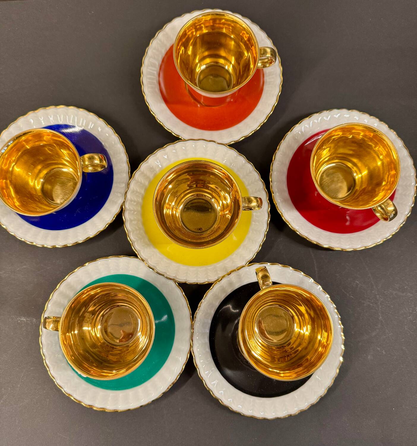 Bernardaud coffee service, Limoges 1920