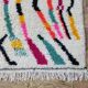 Handmade wool Berber rug 274 x 170 cm