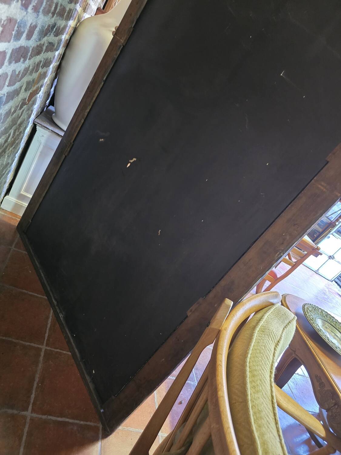 Napoleon III style panoramic mirror