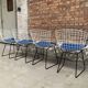 4 chaises 420 par Harry Bertoia pour Knoll International, 1960