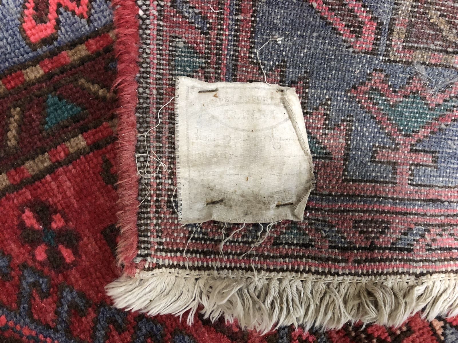 Handmade wool carpet 141x226cm