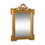 Miroir ancien à fronton 72x112cm