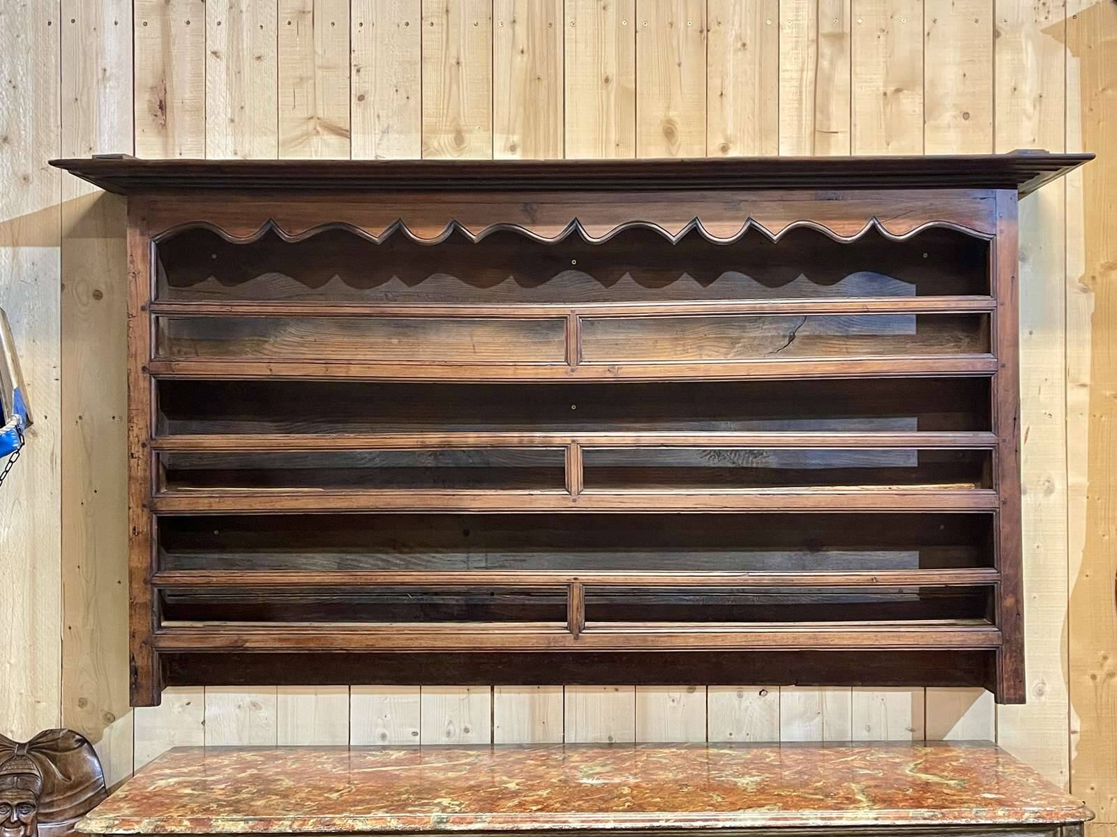 18th century dresser top in cherry and fir