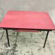 Vintage red formica table