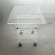 Dessert meuble TV Plexiglas David Lange