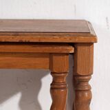 Swedish nesting tables in oak (c.1900) #128