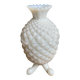 Pineapple bonbonnière in white opaline