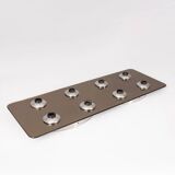 Applique plafonnier vintage années 60 en verre 8 lumieres design italien