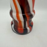 Flamed opaline vase
