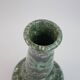Large green earth-mixed ceramic vase by Jean Gerbino Vallauris