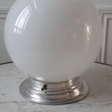 Opline ceiling lamp and aluminum support 50s-60s