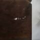 Commode noir placage feuille noir quatre tiroirs